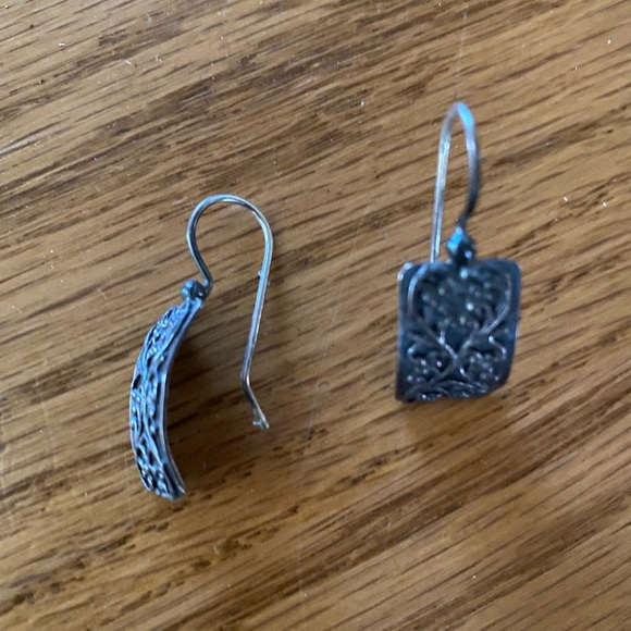 Silpada oxidized sterling earrings - Picture 1 of 3